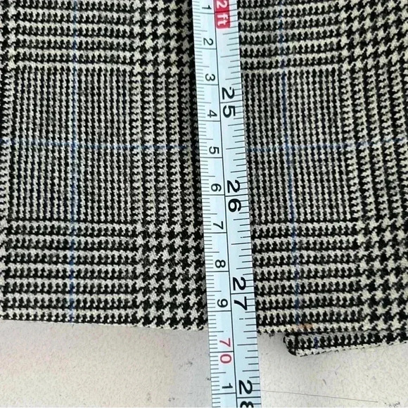 Moda Polska Warszawa Doble Breasted Wool Plaid Blazer Sz 10 - Picture 14 of 14